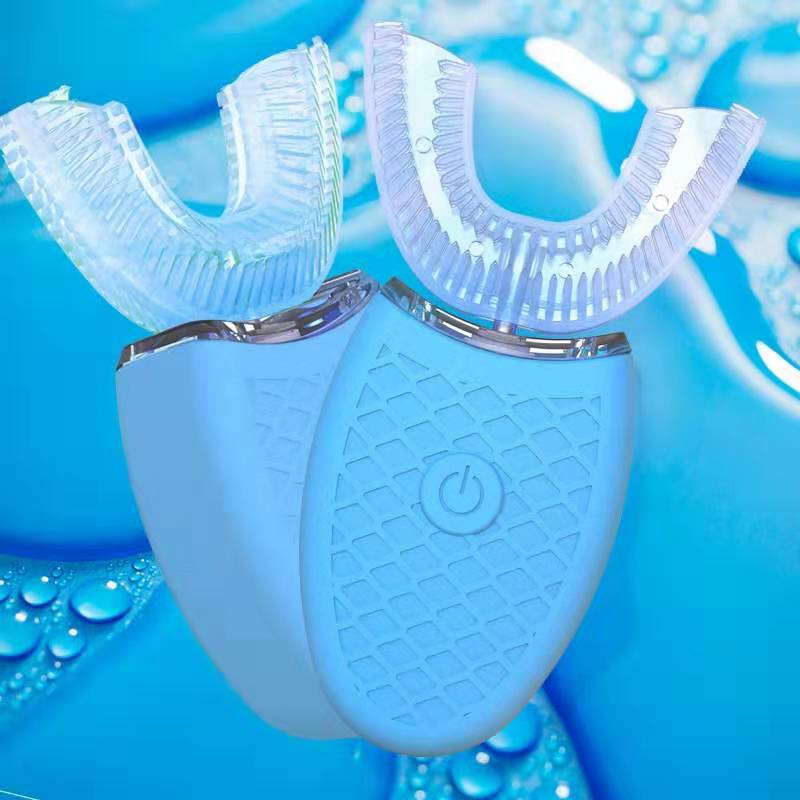 Oral Care UV Disinfection U-Shape Ultrasonic Hand Free Automatic Toothbrush 504