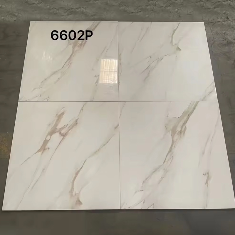 Керамогранитная плитка 60x60 см под мрамор, матовая