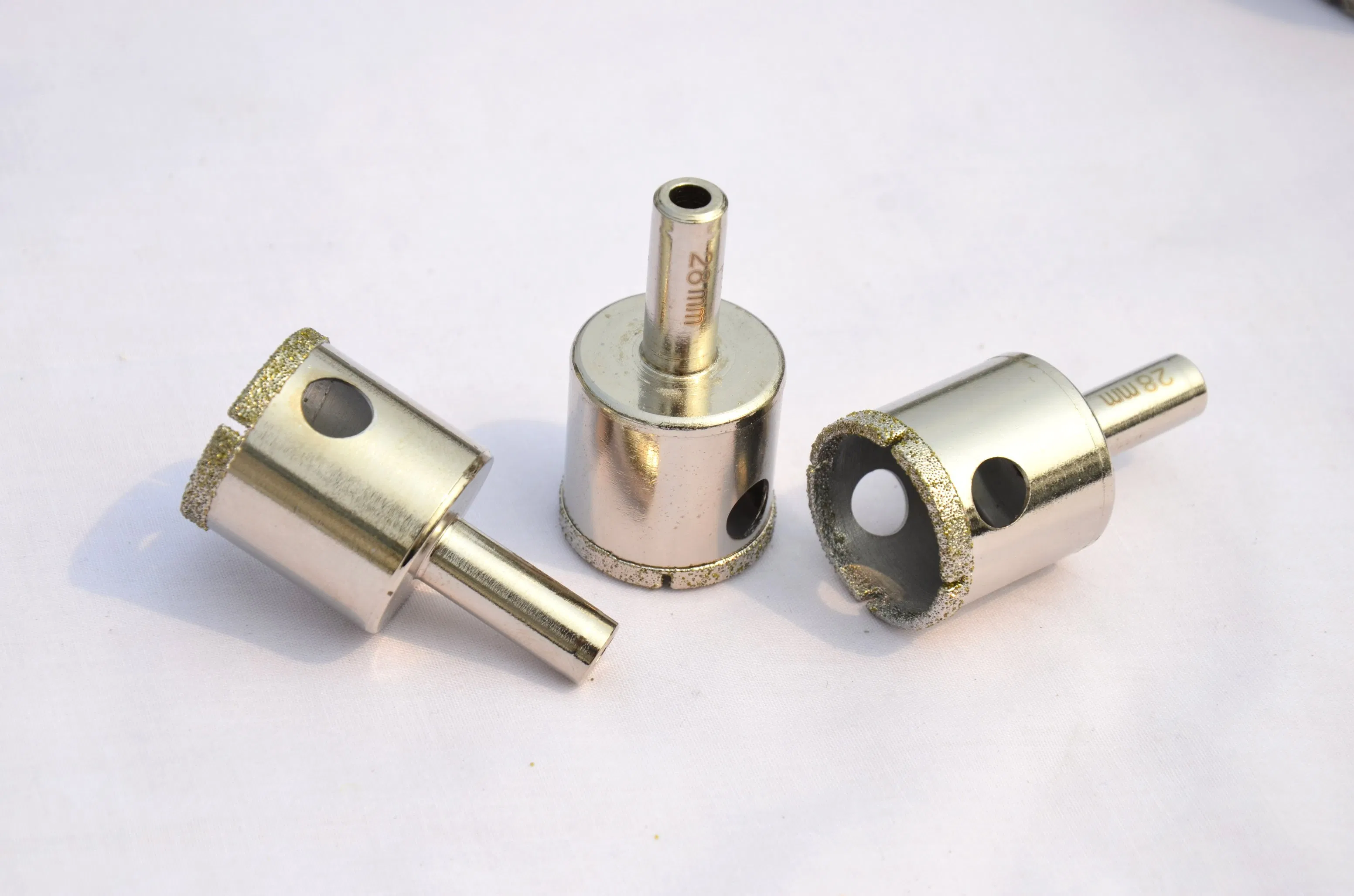 Мокрый алмазный корончатый бур с резьбой для керамики