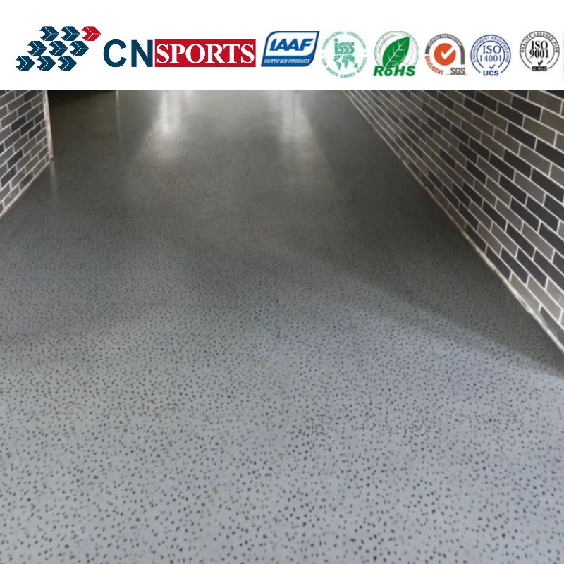 Cn-C02 Non-Slip Stone Pattern Type Flexible Spua Flooring for Office/Classroom