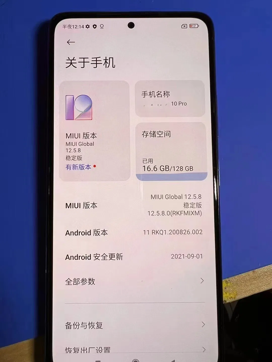Mobile Phones Original for Red Mi Note 10 PRO 4G 6.67 Inches 6+128GB Wholesale Cellular Phone