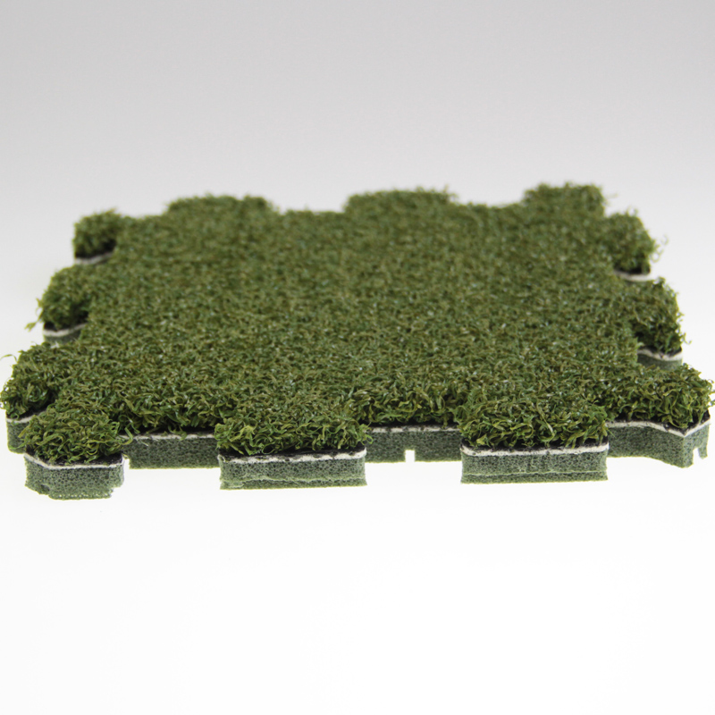 Interlocking Artificial Grass Tile Decorative Carpet Tiles