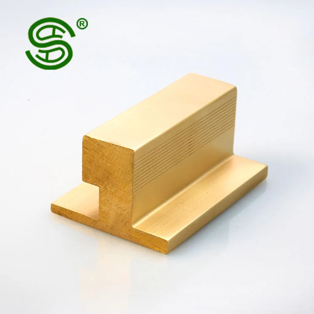 Hot Selling Custom Metal Solid Extruded Brass Electrical Profile Processing Factory Directly Supplies Special-Shaped Copper Profiles