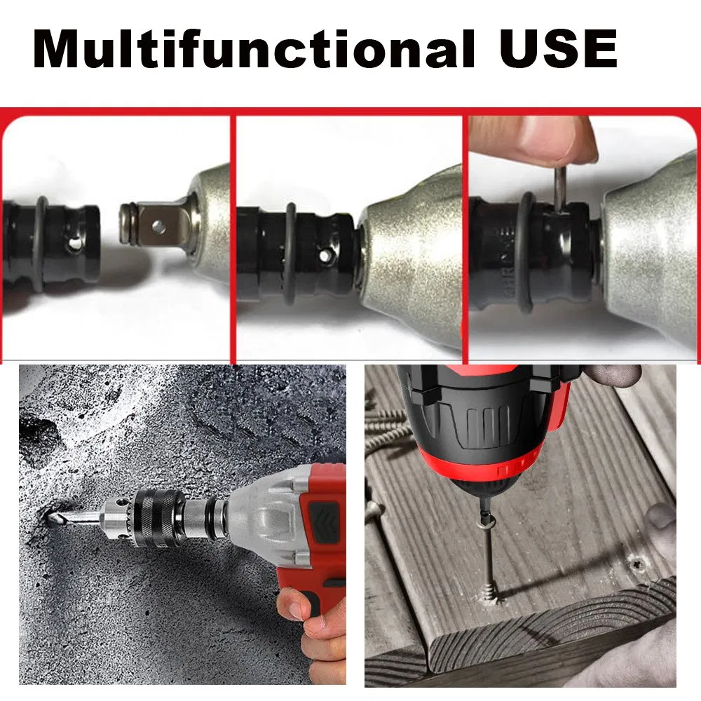 High Torque Electric Power-Tool Cordless Impact Wrench Repair Tool