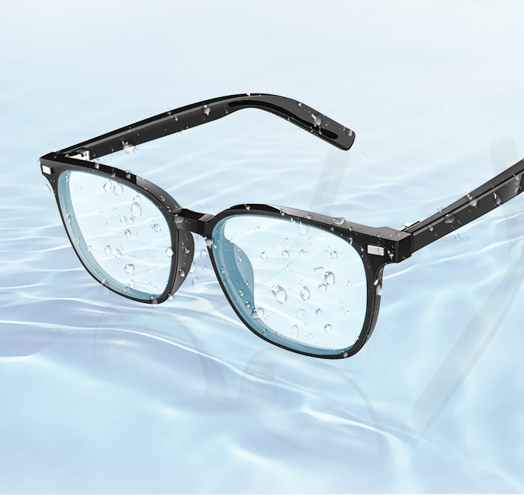 3 in 1 Fashion Smart Glasses, Bluetooth Stereo Sport Polarized Sunglasses Support Anti Blue Light Music Hands-Free Call