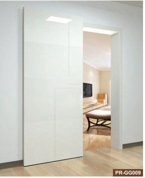 Prima Factory Direct Sale Clear-Painted Lacquer Veneer Interior Wooden Door