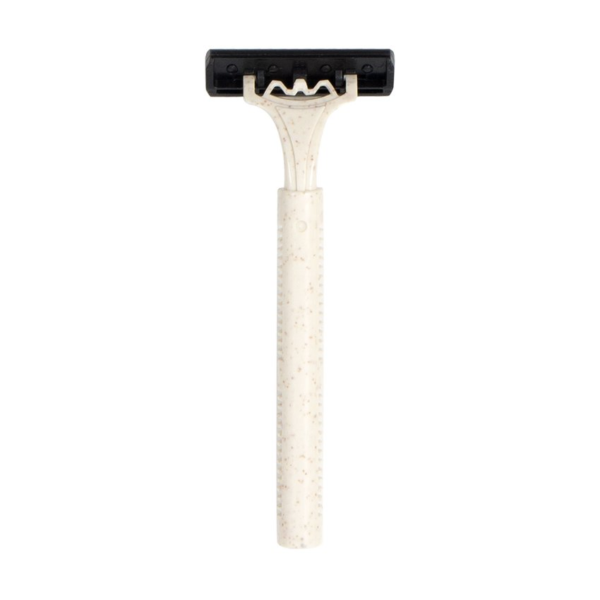 Convenient High Quality Ergonomic Handle Hotel Safety Disposable Bamboo Handle Twin Blade Hotel Razor