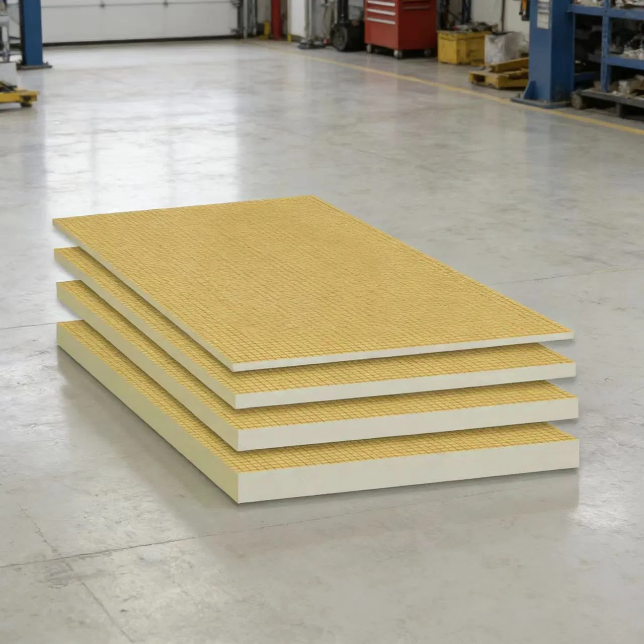 Lightweight Waterproof XPS Tile Backer Board with Polymer Mortar Layer for Bathroom