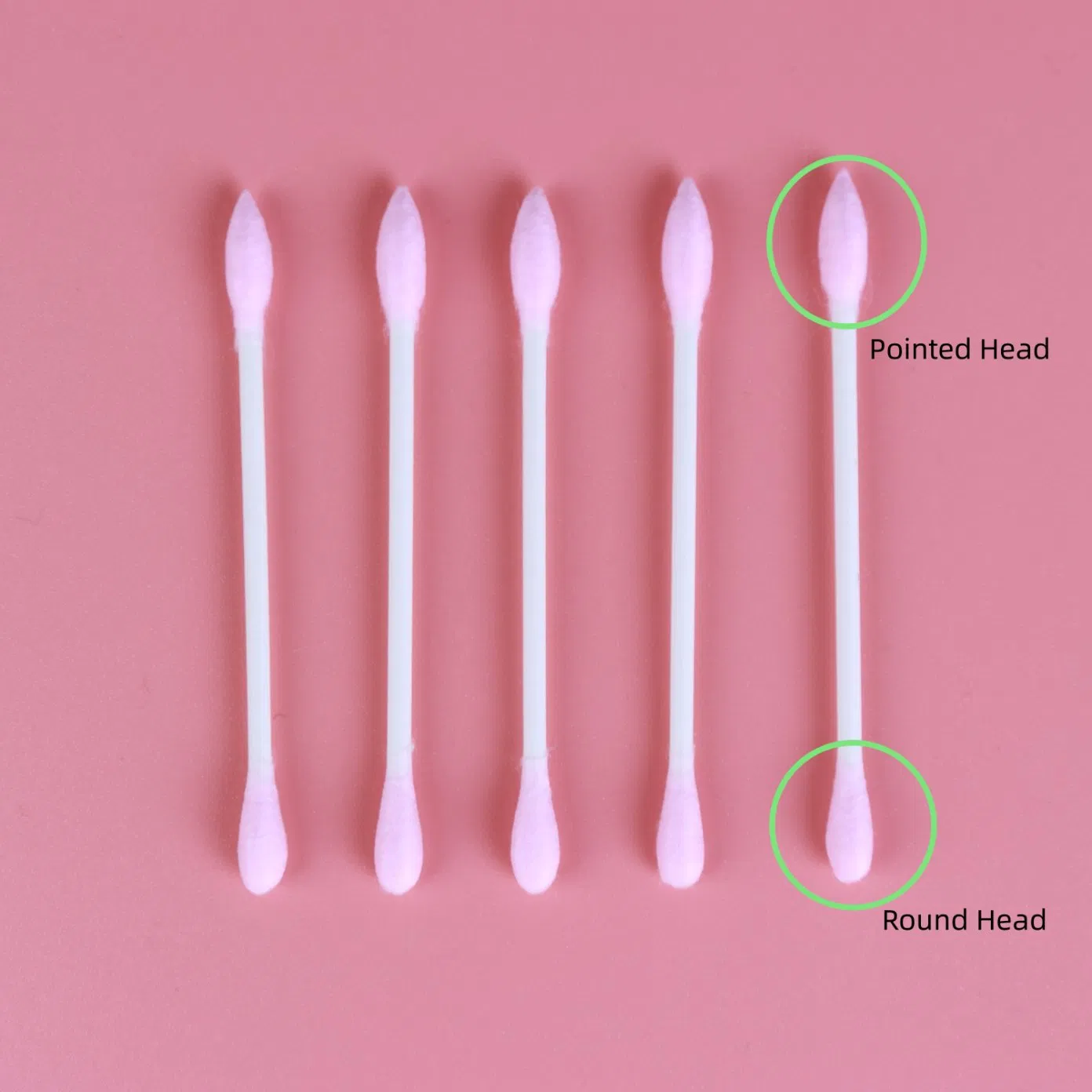 Disposable Eco Friendly Pointed Q Tips Paper Cotton Swab Mouth Swabs for Dry Mouth