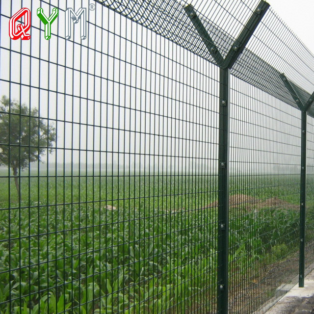 Anping Iron Wire Mesh Airport Fence Barbed Wire V Top
