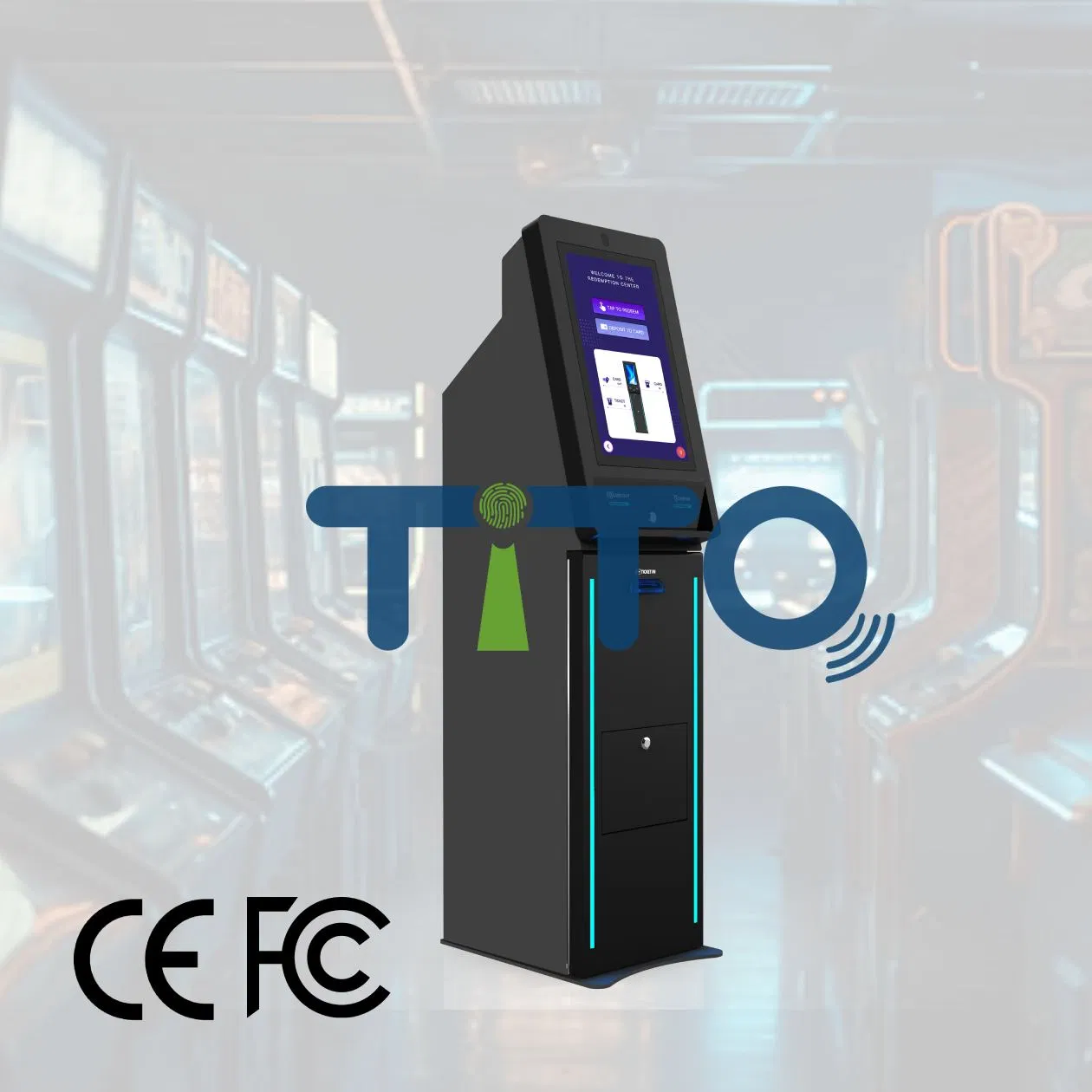 Gift Card out Arcade Redemption Kiosk Machine Instant Ticket & Game Payouts for Parks