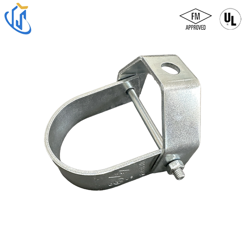 FM UL Seismic Bracing Suspension Clevis Horseshoe Shape Pipe Clamp Hanger