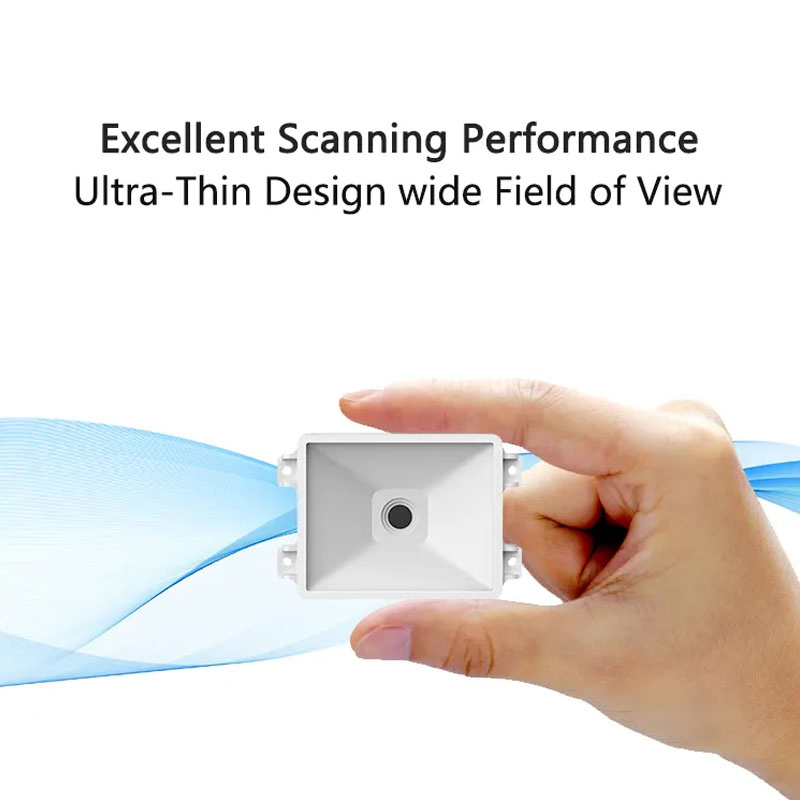 USB Ttl1d 2D Embeddedfixed Mount Mini Qr Code Barcode Scanner with NFC RFID Card Reader for Kiosks Locker Scan Code Payment