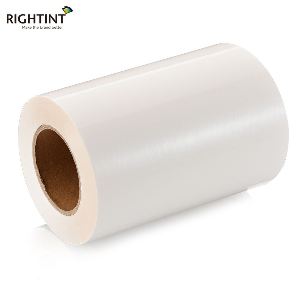 Rightint Polyester Pet Carton Void Label Security Clear Sticker Paper