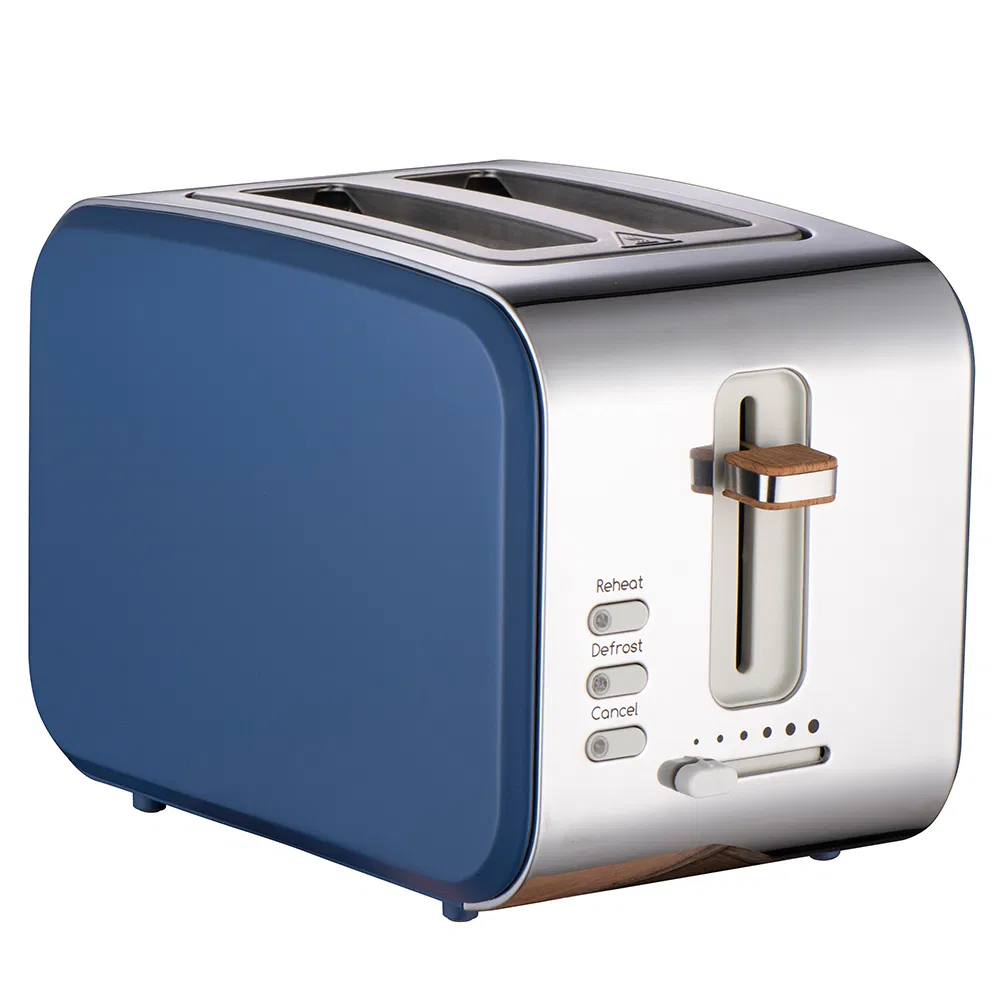 China Customized High Quality Multifunct Toast Bread Maker Breakfast Machine 2 Slice Stainless Steel Toaster