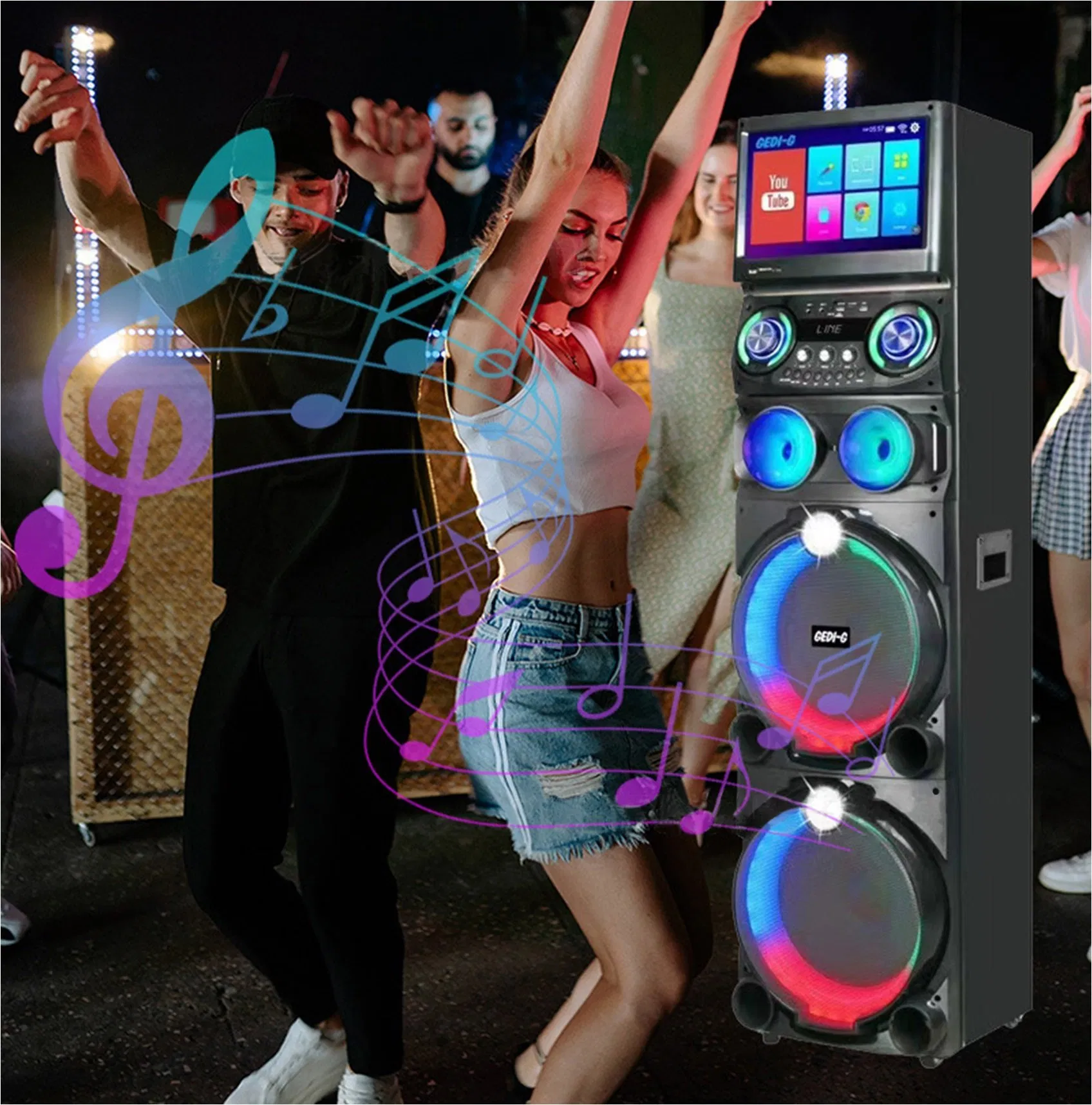 Karaoke Speaker Cinema Android WiFi Bluetooth KTV