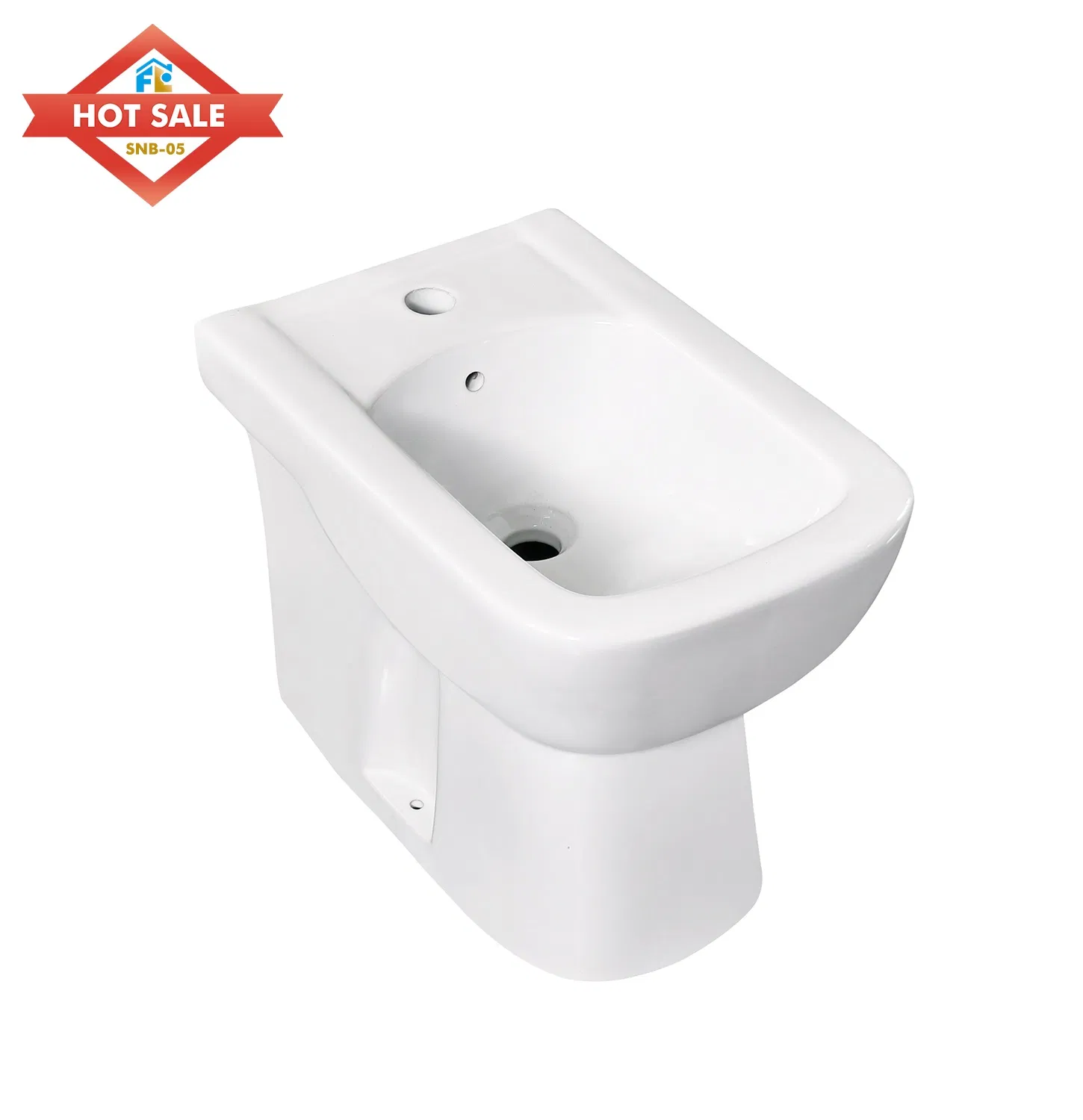 Modern Women's Ceramic Wash Down Bidet Easy Installation for The Bathroom