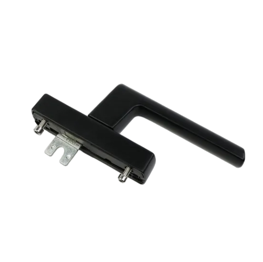Durable Black Aluminium Window Handle for European Designs