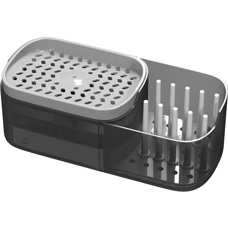 Kitchen Cleaning Sponge Soap Box Rack Soap Pump Dispenser Dish Soap Dispenser