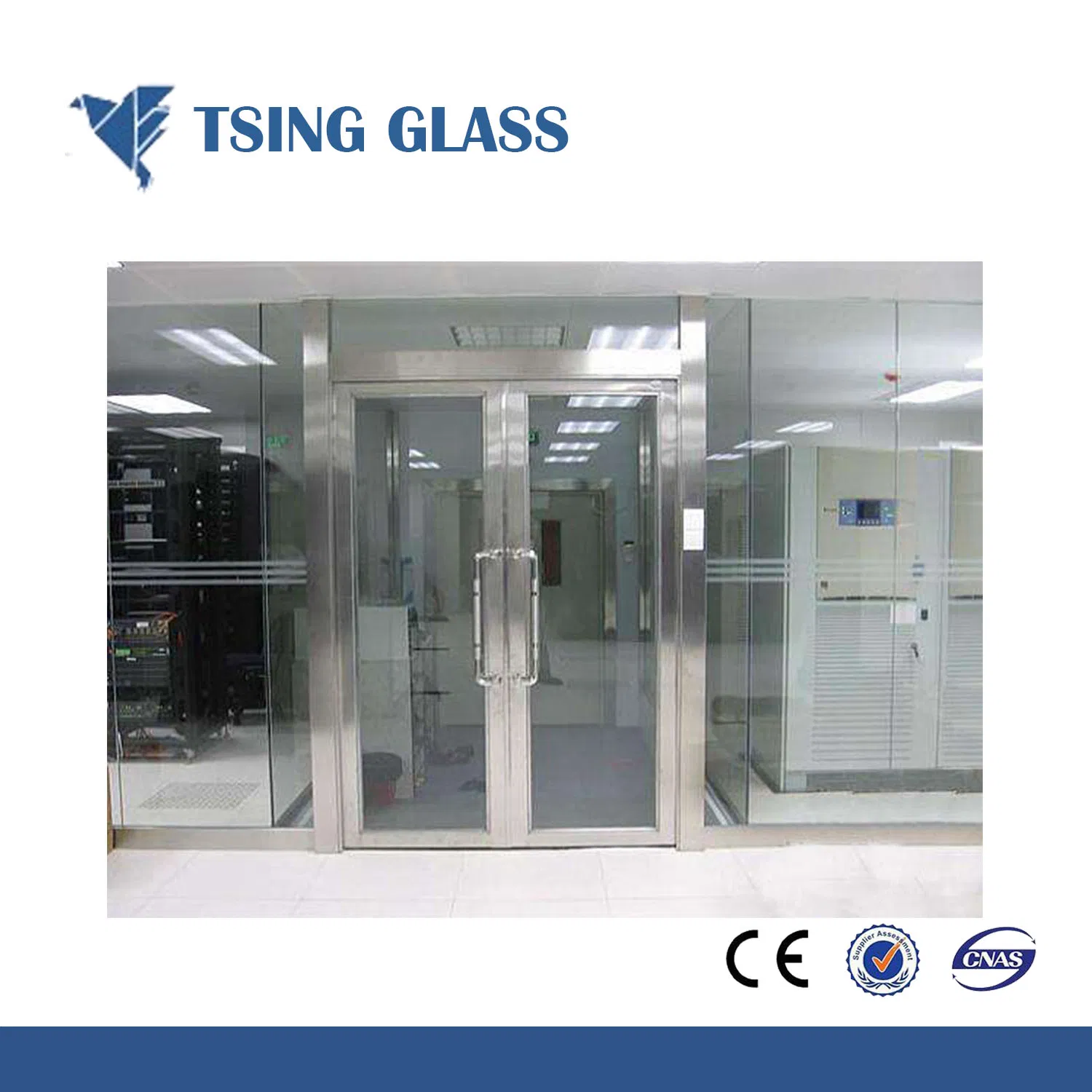 6~12mm Borosilicate Fire-Resistant Glass (BG-40) Used in Curtain Walls, Ceiling, Floor