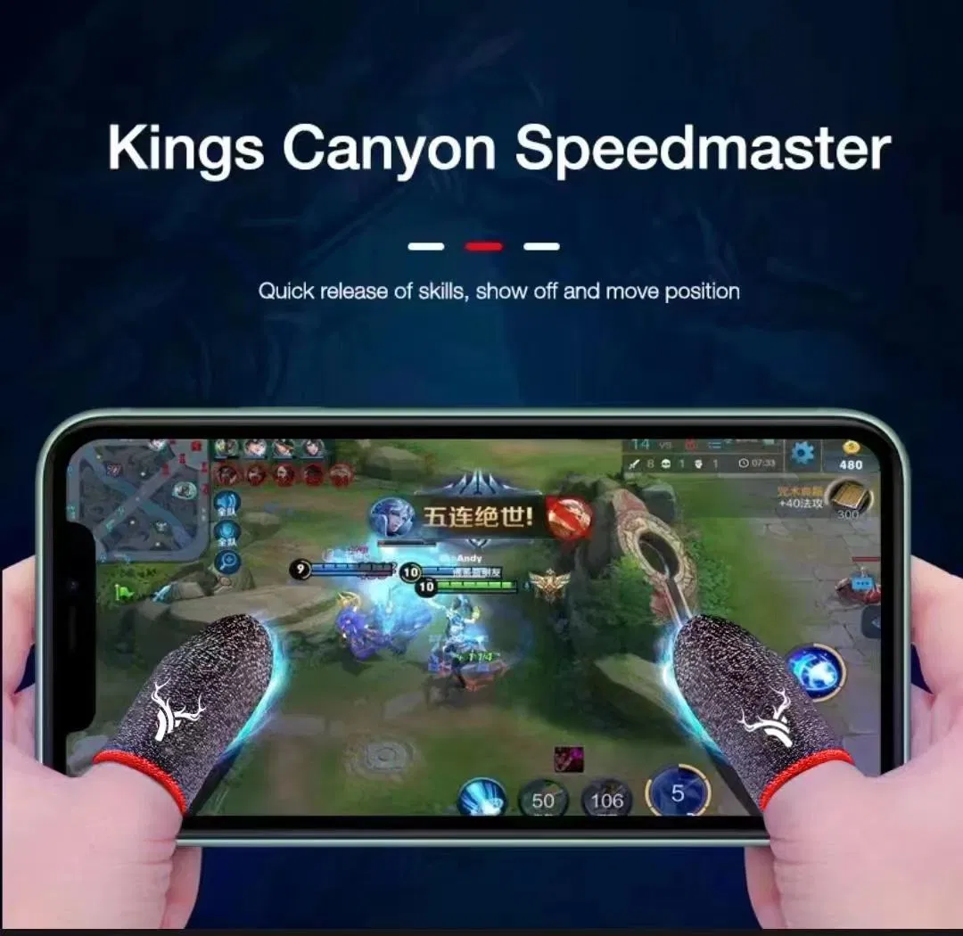 Профессиональные угольные напальчники для геймеров