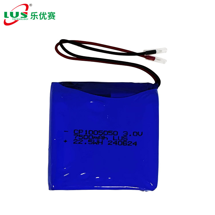 3 Volt Primary Battery Cp1005050 Customized 7500mAh Lithium Battery 3V Pouch Cell Lithium Battery 7500mAh Soft Battery Cp1005050 Thin Cell Battery Cp105050 OEM