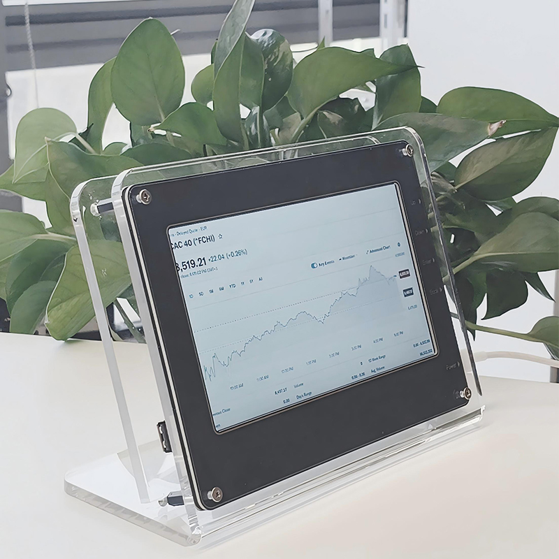 Custom Multi-Function TFT Information Display for Commodity Quotes, Currency Rates, Calendar & Temperature Humidity Financial Market Monitoring OEM/ODM Factory