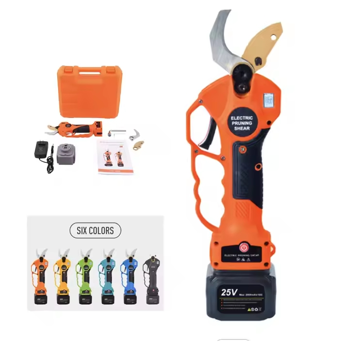 25V 40mm Electric Vineyard Pruning Shears Hot Selling Cordless Electric Pruning Shear with Li-Battery
