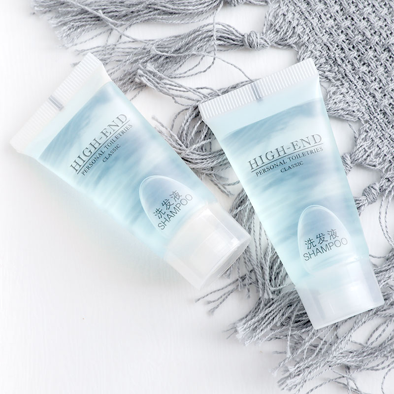 Wholesale Custom Logo 20ml Mini Eco-Friendly Disposable Shampoo in Tubes for Hotel Travel Amenity Toiletries Hotel Supplies