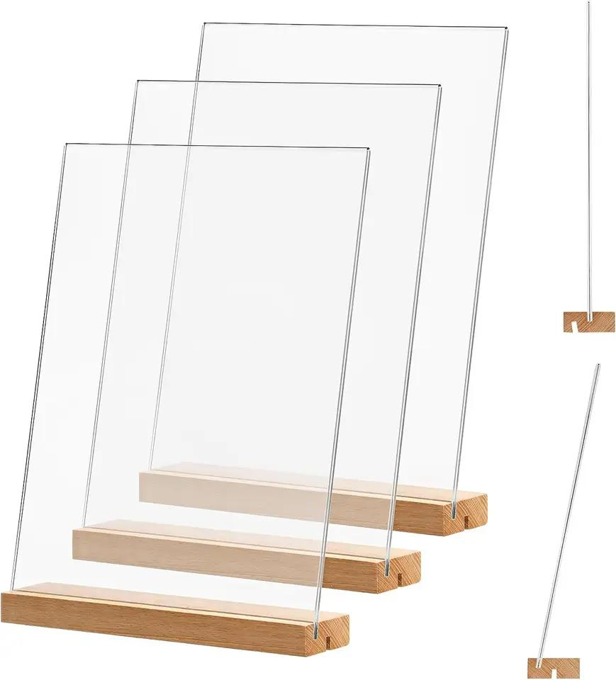 Double Side Acrylic Sign Menu Acrylic Display Board Printing 3D Acrylic LED Message Board