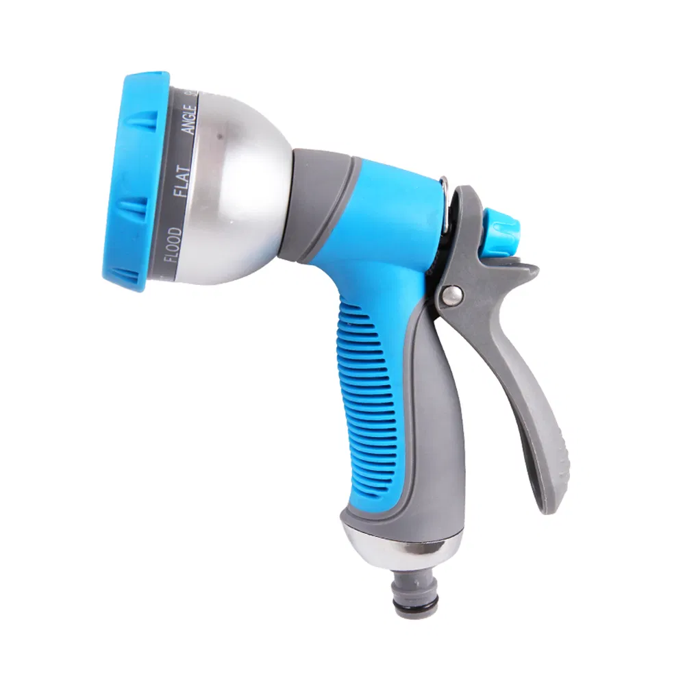 9 Patterns Adjustable Plastic Car Wash Hose Nozzle Car Garden Sprayer Gun
