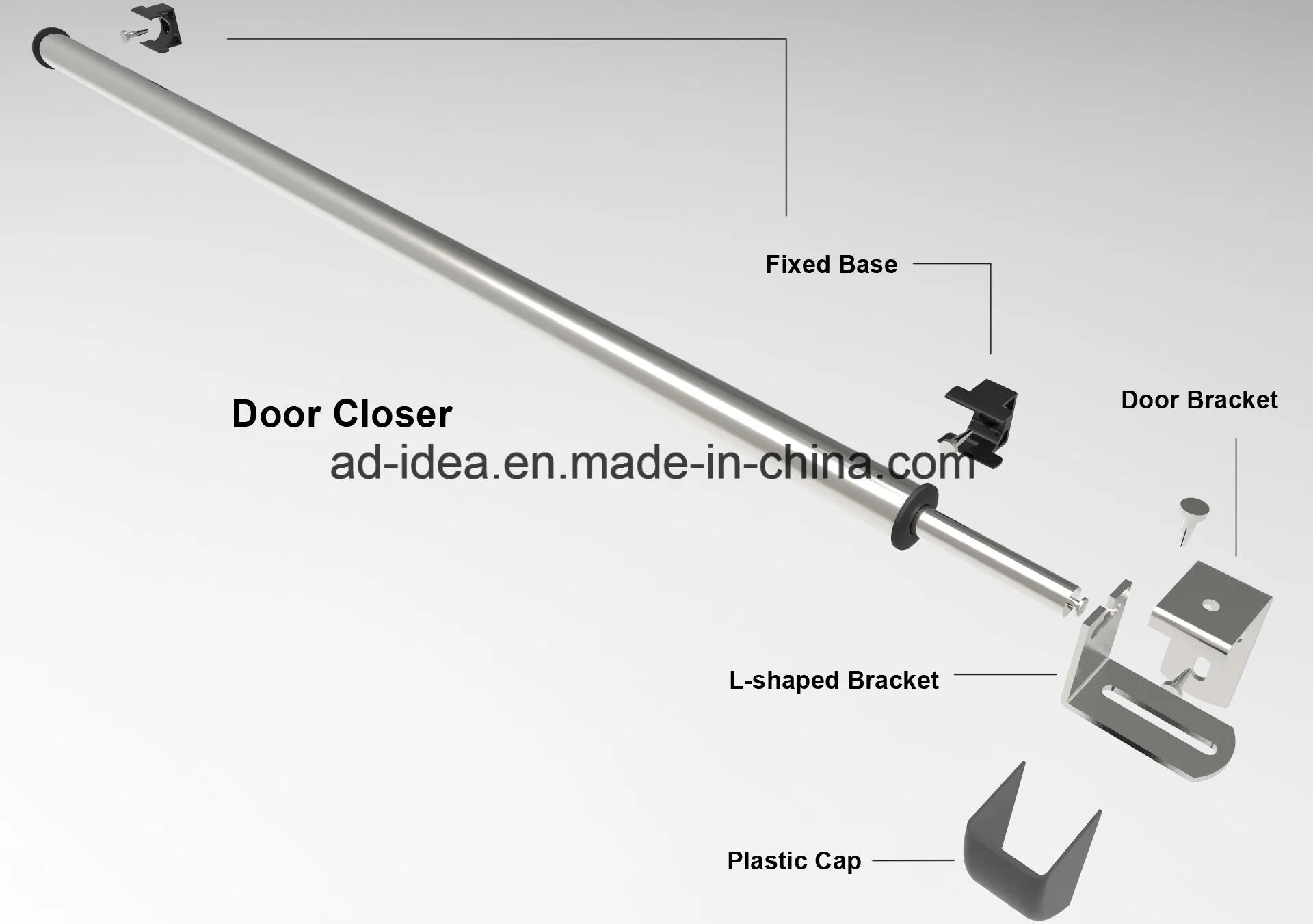 Semi-Auto Sliding Door Closer System Mechanism for Automatic Closing