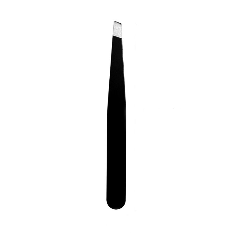 Precision Black Multi-Functional Tweezers Set for Makeup Tasks