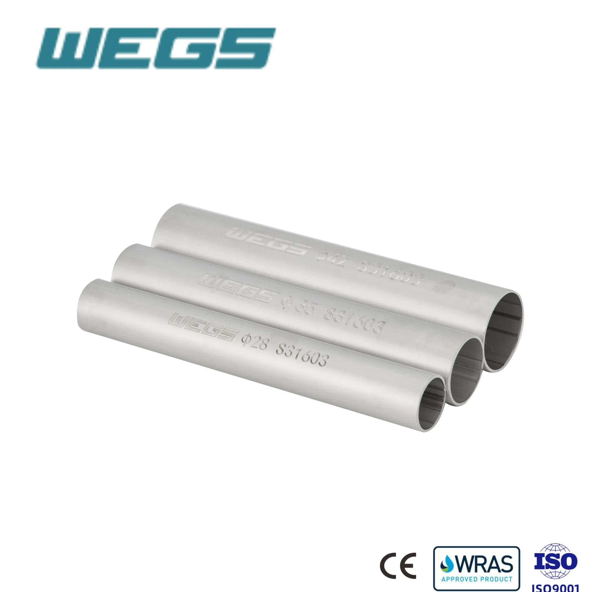 Seamless Stainless Steel Pipe 304/316L for Hygienic Fluid Transportation