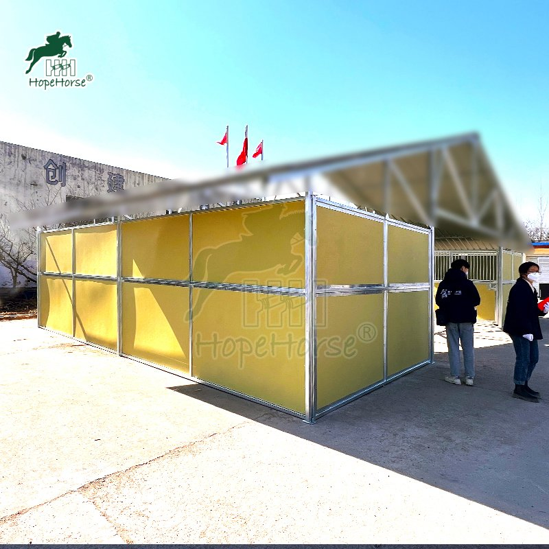 Horse Box with HDPE Panel Steel Frame Stall Panels