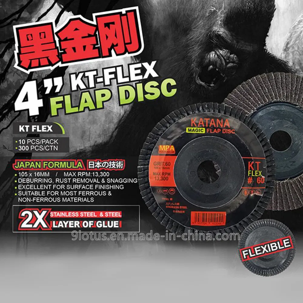 Abrasive Flap Disc Wheel 125mm 4inch Flap Disk for Stainless Steel