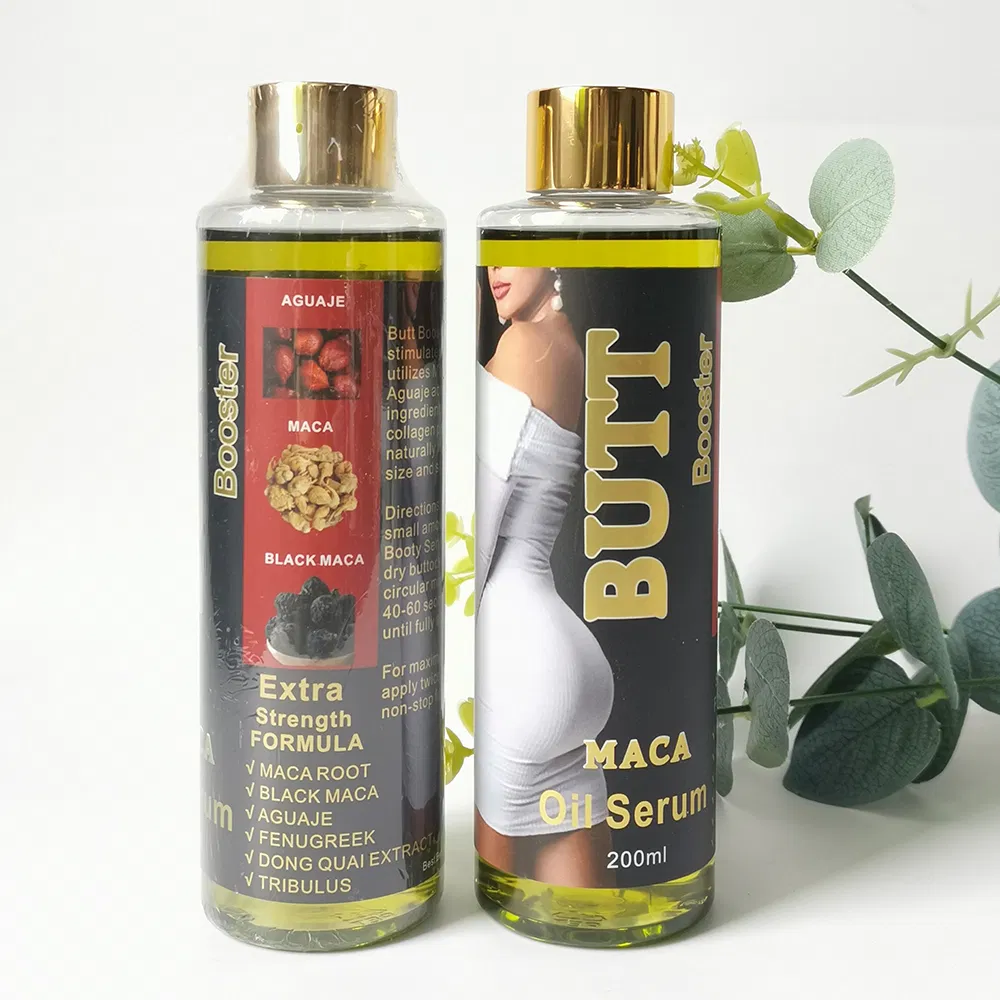 Big Top Quality 100% Natural High Quality Beauty Enhancement Customized Butt Enlargement Booty Booster Butt Oil