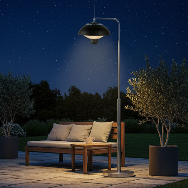 Dual Purpose Heating 1000W Halogen Heater for Indoor Outdoor