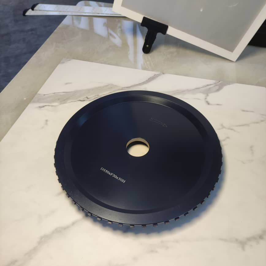 14'' F20mm Stone Slab Diamond Grinding Profiling Wheel