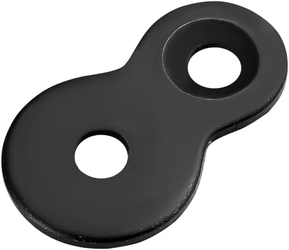 Figure 8 Fastener, Heavy Duty Desk Fastener, Desk Clamp Desk Connector Bracket (Black)