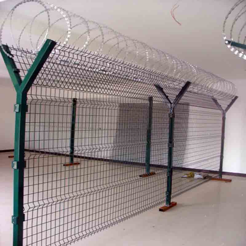 3D Curvy PVC Metal Welded Wire Mesh Panel Fence/Fecning