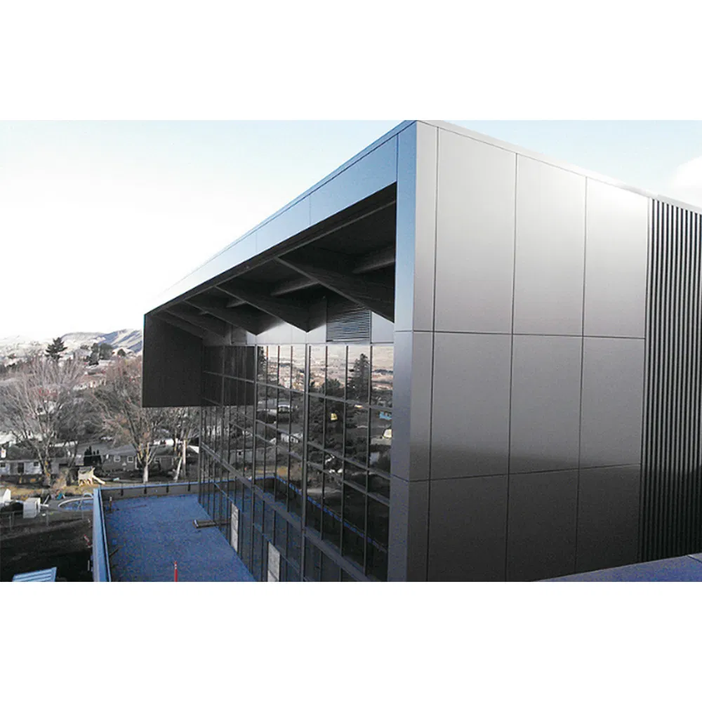 Fire Resistance A2 Aluminum Curtain Wall Facades Facade Decoration Aluminum Composite