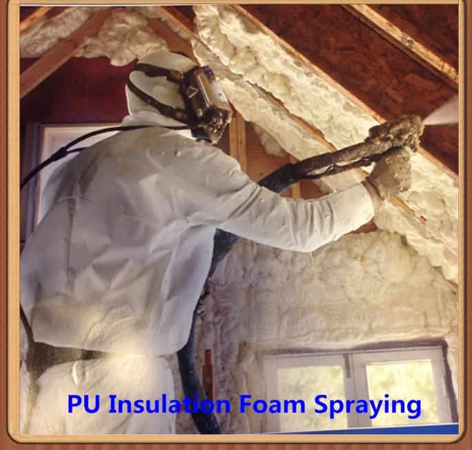 Dmj Spray Open Cell Polyurethane PU Foam for Soundproofing