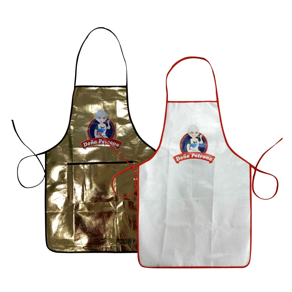 Stylish Black Waterproof Cobbler Apron for Nurses and Beauty Professionals