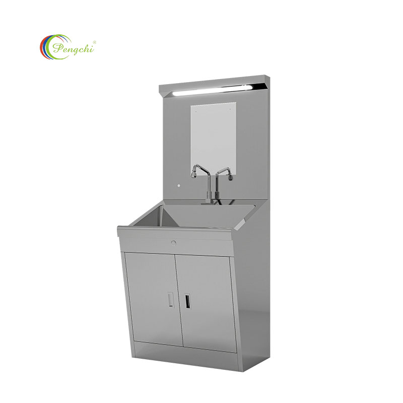 Operating Room Medical Handwashing Sink with Integrated LED Lighting for Bright Illumination