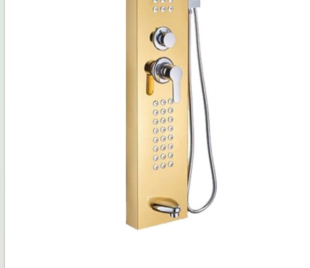 Ec-1016 Golden Shower Panel Column Towers Stainless Steel Wall Mount Shower Panel