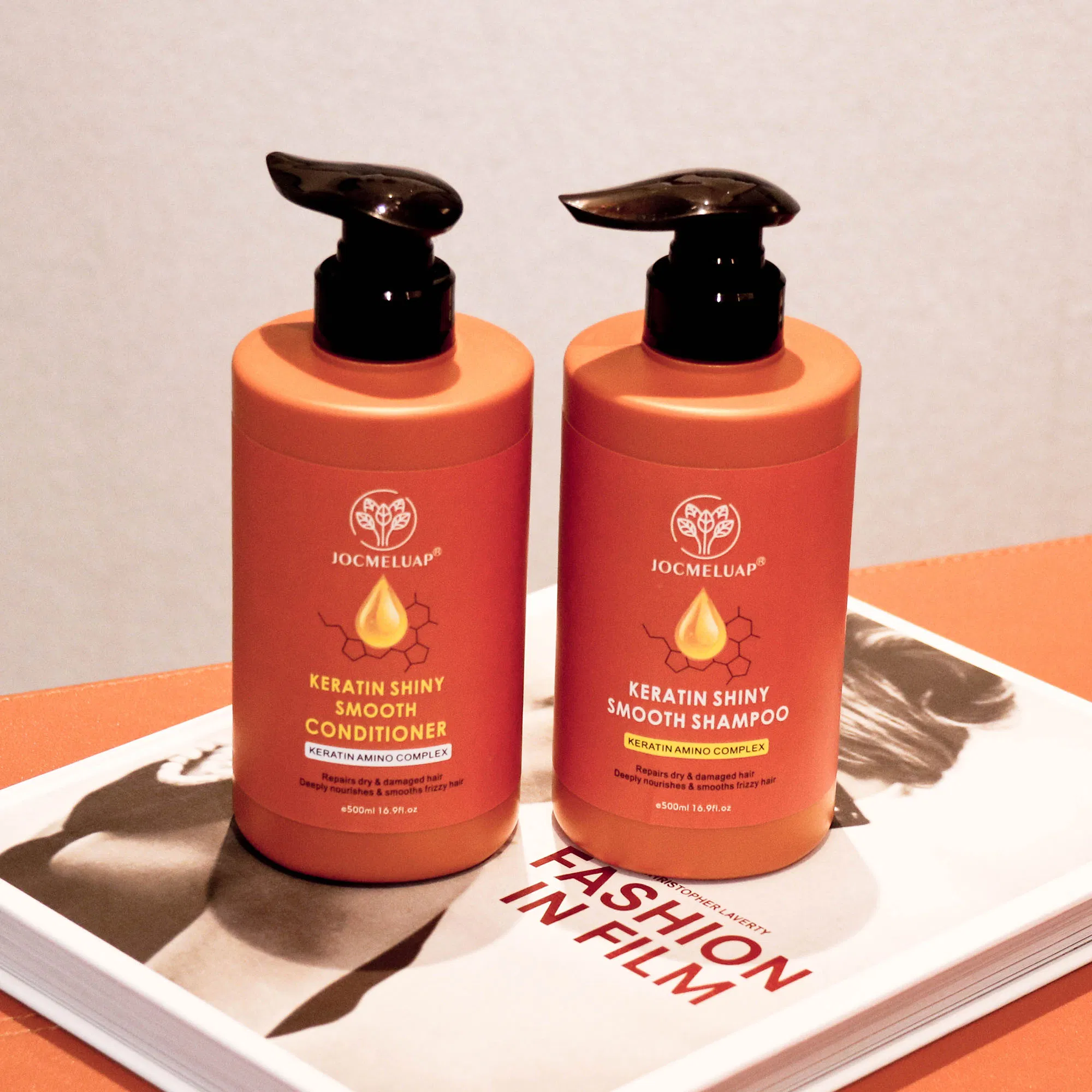 Private Label Hair Care Products Refreshing Oil-Control J Luxury Hair Care Shampoo Hair Treatment and Hair Mask Set
