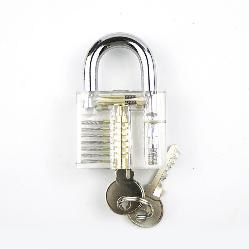 Training Kit Entertainment Tools Metal Shims Locksmith Tool with Practice Lock