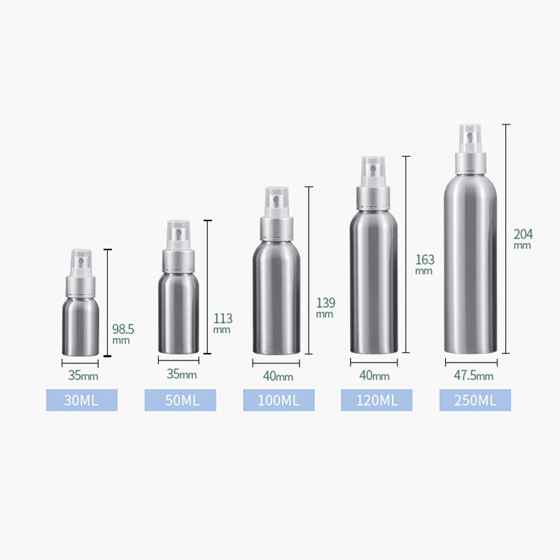 Aluminum Refillable Perfume Spray Bottles Personalize Wbb13324