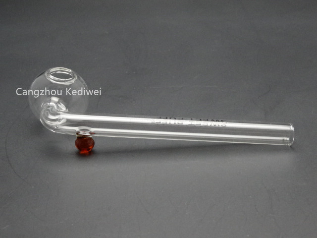 Wholesale Glass 12/14/16cm Sweet Puff Pipe Oil Burner Smoking Pipe with Balancer